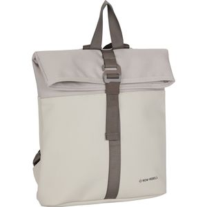 Backham Los Angeles Beige Mini 7L Rolltop Rugtas Waterafstotend