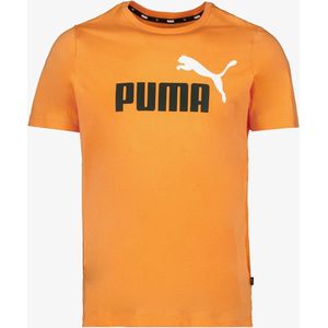 Puma ESS+ 2 Col Logo heren T-shirt oranje - Maat XL
