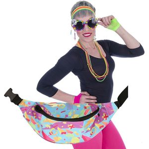 Foute 80s/90s party verkleed set compleet - dames - jaren 80/90 verkleed accessoires