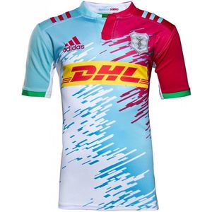 Adidas Harlequins s/s kids replica rugby shirt maat 128