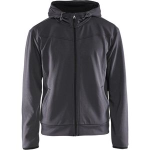 Blåkläder 3363-2526 Hoodie met rits Medium Grijs/Zwart - Maat XS