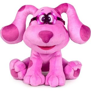 Blue's Clues (Roze) Nickelodeon Pluche Knuffel Hond 21 cm {Nickelodeon Plush Toy | Speelgoed Knuffeldier Knuffelpop voor kinderen jongens meisjes | Bekend van Netflix Blue's Clues & You!}