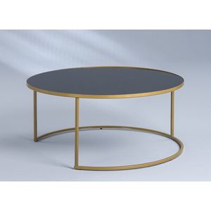 M2 Kollektion Matteo Salontafel Glas Rond
