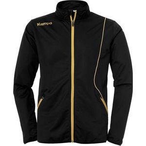 Kempa Curve Classic Trainingsjas Zwart-Goud Maat XL