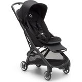 Bugaboo Butterfly ultracompacte reiskinderwagen, eenvoudig in één seconde inklapbaar, extra ruime kinderwagen voor de stad van baby tot peuter, Midight Black