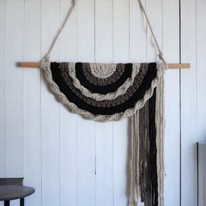 Cafuné Macramé Pakket | DIY Pakket | Halve Mandala | Macrame voor beginners | incl. instructiefilm | Cadeau