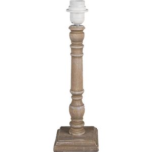 Lampenvoet Tafellamp Ø 12*39 cm E27/max 1*40W Bruin Hout Lampvoet