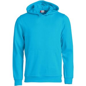 Clique Basic hoody jr Turquoise maat 110/120