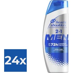 Head & Shoulders Shampoo Men - Total Care 2 in 1 400ml - Voordeelverpakking 24 stuks