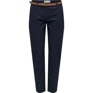 Jacqueline de Yong Broek Jdychicago Mw Belted Chino Pants Pn 15311897 Night Sky Dames Maat - W28 X L32