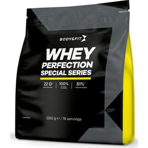 Body & Fit Whey Perfection Special Series - Proteine Poeder / Whey Protein - Eiwitpoeder - 2268 gram (81 shakes) - Banaan