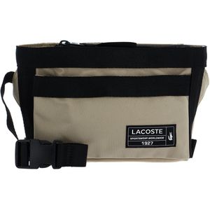 LACOSTE Schoudertas Outdoor Croc Reporter Bag Viennois Noir Beige
