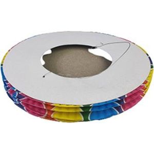 Regenboog lantaarn - Multicolor - Papier - Ø 15,5 cm