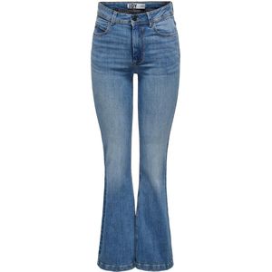 JDY JDYFLORA FLARED HIGH MB NOOS DNM Dames Jeans - Maat W27 X L32