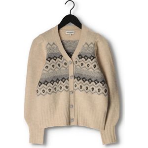 Lollys Laundry Laura Cardigan Truien & vesten Dames - Sweater - Hoodie - Vest- Ecru - Maat XS