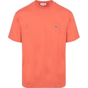 Lacoste - T-Shirt Oranje - Heren - Maat L - Regular-fit