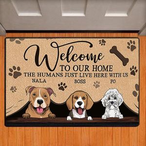Bath Mat Non-Slip Bath Mat Door Mat Welcome Indoor 50 x 80 cm Front Door Rug Indoor Dogs Dirt Trapper Mat Floor Mat Bath Runner Rug Living Room Bathroom Welcome Door Mat