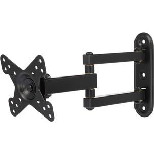 SpeaKa Professional SP-MO-03 Monitor-wandbeugel 1-voudig 25,4 cm (10) - 81,3 cm (32) Kantelbaar, Zwenkbaar
