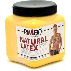 Rimba Latex Play - Vloeibaar Latex - Beschilder Je Lichaam - 500 ml - Geel