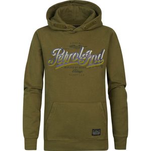 Petrol Industries - Jongens Artwork Hoodie Tinley Park - Groen - Maat 116