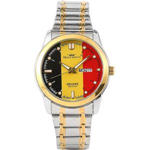 Mats-Watch - BELGIUM - Collectie voor Heren - Horloge voor hem- goud - Belgische Merk - Sieraden - Deluxe - Belgische kwaliteit - 25 jaar garantie - Limited Edition - horloge voor Heren