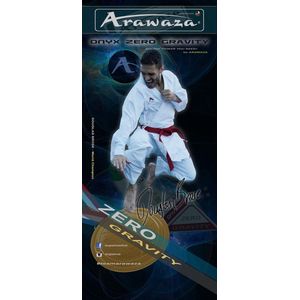 Kumite-karatepak Onyx Zero Gravity (wit) Arawaza | WKF (Maat: 180)