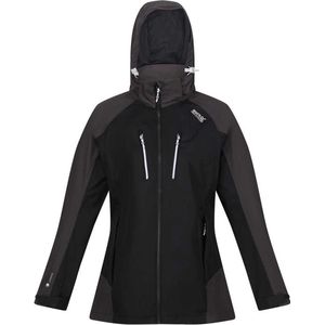 De Regatta Highton Stretch II softshell-wandeljas - dames - waterdicht - verstelbaar - Zwart