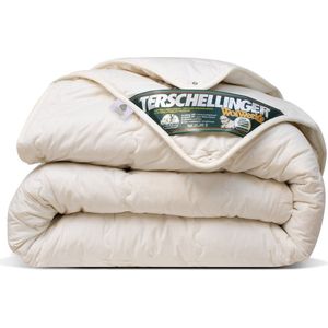 Terschellinger | Luxe 4-Seizoenen 100% IWS Zuiver Scheer wollen Dekbed| Zomer én winterdekbed| All-Season | 240x220cm (Extra Lang)