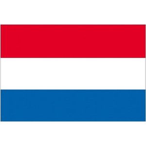 3x Luxe vlaggen Nederland 100 x 150 cm - Hollandse vlag - luxe kwaliteit