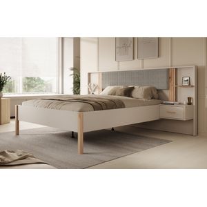 Meubella - Tweepersoonsbed Bahia - Beige - 160x200 cm