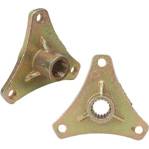17T Go Kart Wielnaaf - 2 Stks Spline Achterwiel As Hub van Staallegering voor Quad Bike ATV 50cc 110cc