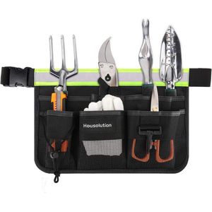 Tool Belt, Waterproof Tool Holder, Multi Compartments Tool Bag, Adjustable Tool Bag Belt for Wrenches, Hammer, Screwdrivers, Gardeners, Florists