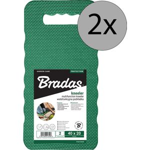 Bradas Multifunctionele Kniemat – 2 stuks – Groen – 40×20×2 cm