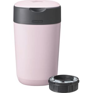 Tommee Tippee Milieuvriendelijke Twist & Click Luieremmer - met 1 Navulcassette - roze