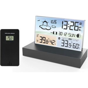 Weerstation - Glas - Weerstation Met Scherm - Temperatuur Meter - LCD - Weermeter