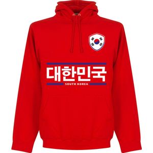 Zuid Korea Script Team Hoodie - Rood - Kinderen - 140