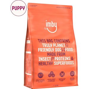 Imby Hondenvoer Puppy 1.5kg - o.b.v. insecten - Hypoallergeen en CO2-neutraal – Ovengebakken brokjes