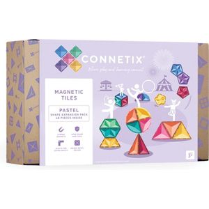 Connetix Pastel Vorm Uitbreidingspakket 48 stuks