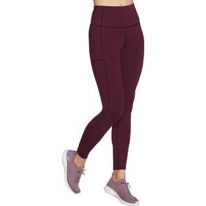 Skechers Go Walk High Waisted Legging W03LG30B-DKPR, Vrouwen, Purper, Leggings, maat: S