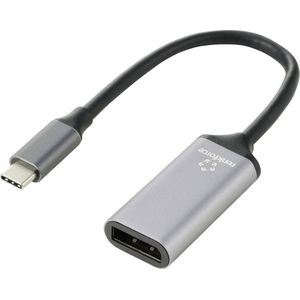 Renkforce RF-5397866 USB-C-displaykabel USB-C / DisplayPort Adapterkabel USB-C stekker, DisplayPort-bus 0.15 m Zwart Af