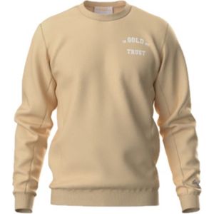 In Gold We Trust The Slim Light Sweater Heren Geel - Maat: S