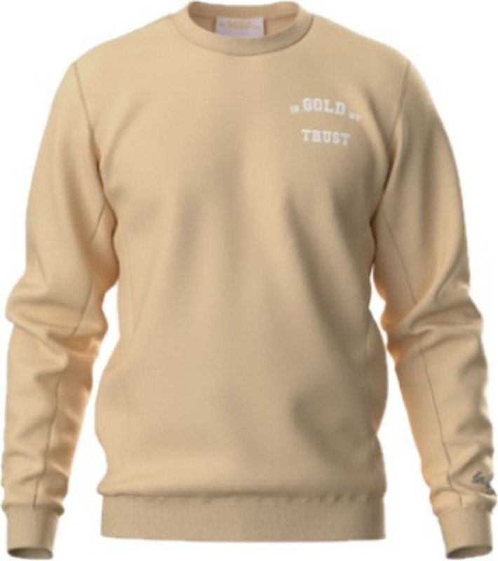 In Gold We Trust The Slim Light Sweater Heren Geel - Maat: S