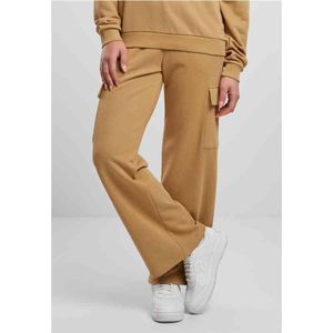 Urban Classics - Baggy Light Terry Dames joggingbroek - M - Beige