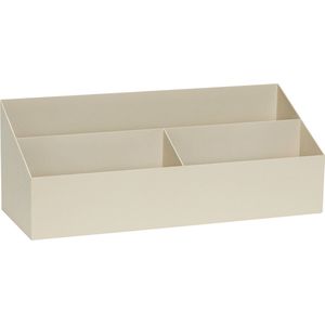 Hubsch interior Bureau organizer Pod zand staal 15x40x15cm