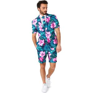 OppoSuits Hawaii Grande - Heren Zomer Pak - Tropical Kostuum - Mix Kleur - Maat EU 48