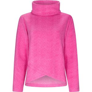 Donkerroze fleece trui Lexi - Roze - Maat - 46