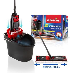 Ultramat XL Vloermop set - Geschikt voor alle vloeren mop and bucket set