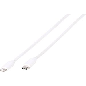 Vivanco USB 2.0 Adapter [1x USB-C stekker - 1x Apple dock-stekker Lightning] LIGHTNVVUSBC20W