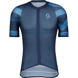 Scott Rc Premium Climber Korte Mouwen Fietsshirt Blauw L Man