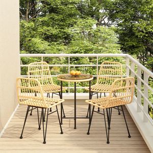 The Living Store Tuinset - Staal en Polyethyleen - 55 x 74 cm - Weerbestendig - Eenvoudige montage